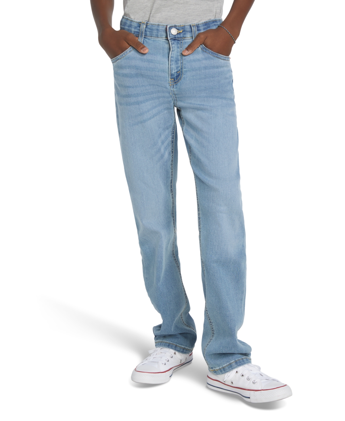 Levi's Big Boys 514 Straight Fit Stretch Performance Jeans - Blue Stone