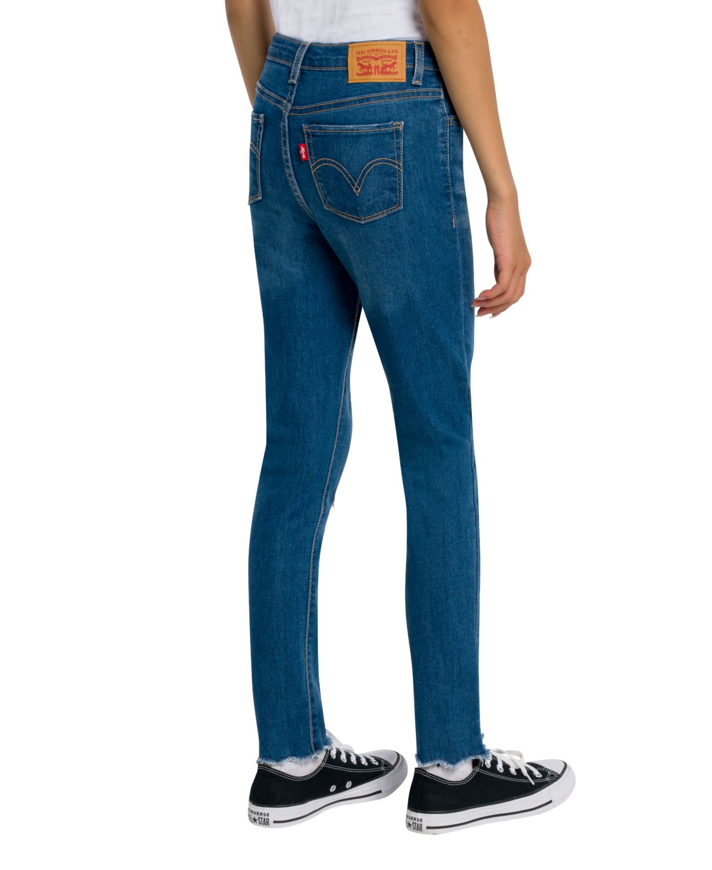 Джинсы Levi's 720 High-Rise Super Skinny Jeans для девочек, цвет: Синий — фото 2