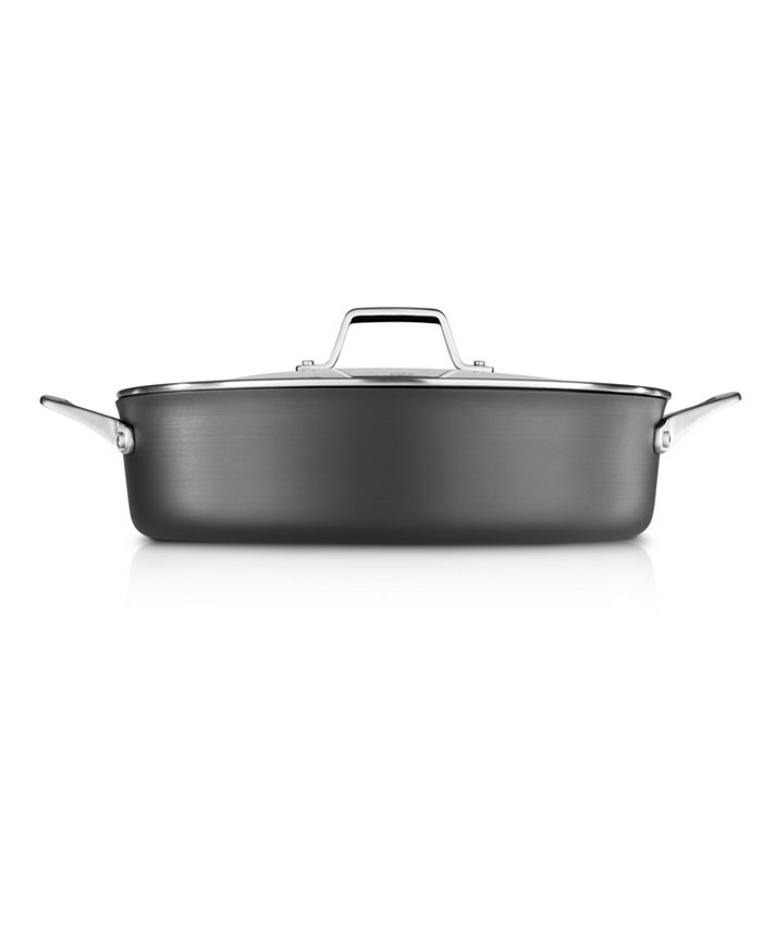 Calphalon Premier Space-Saving MineralShield Nonstick 12-Inch Everyday Pan  with Lid 