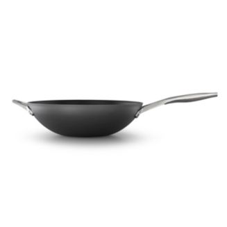 Calphalon Signature 12 Non-Stick Flat-Bottom Wok with Lid + Reviews