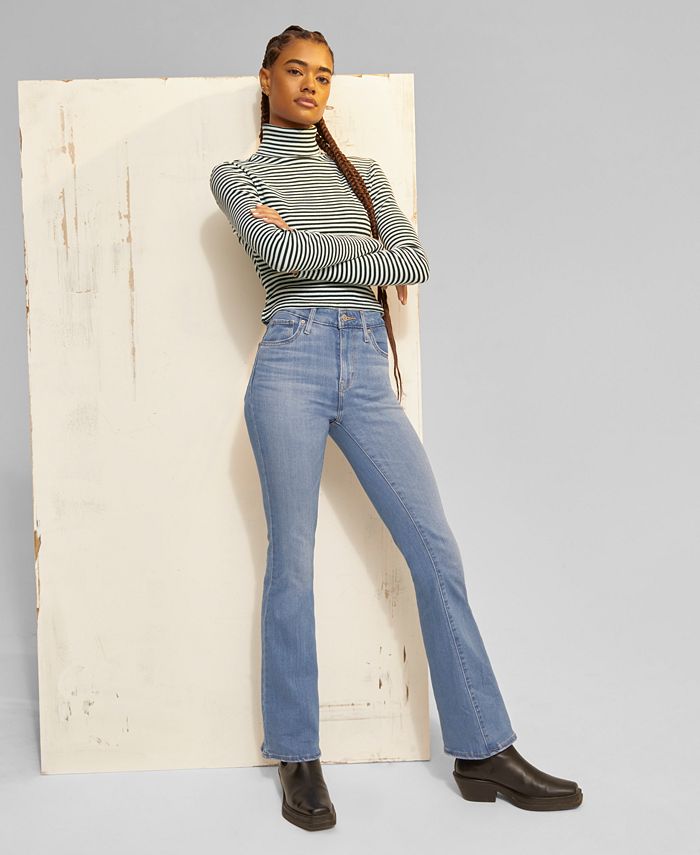 Levi's 725 High-Waist Bootcut Jeans u0026 Reviews - Jeans - Women - Macy's levi's 725