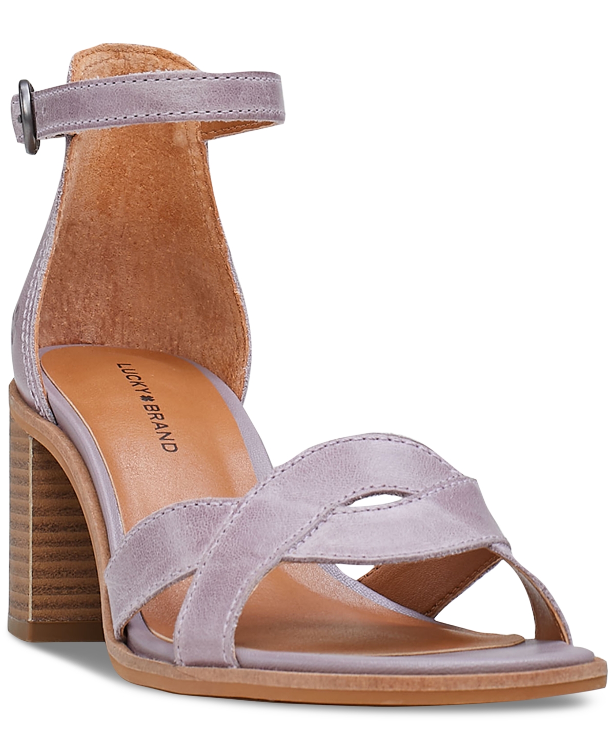Lucky Brand Women's Sarwa Ankle-strap Dress Sandals Women's Shoes In Orchid