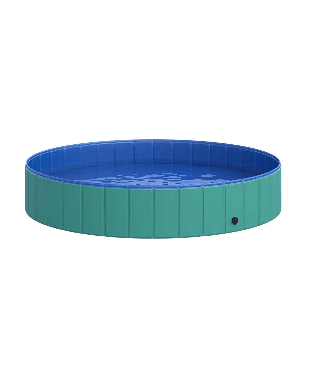 Dog Bathing Tub 12" x 47"/56"/63" Pvc Foldable Pet Swimming Pool - Green