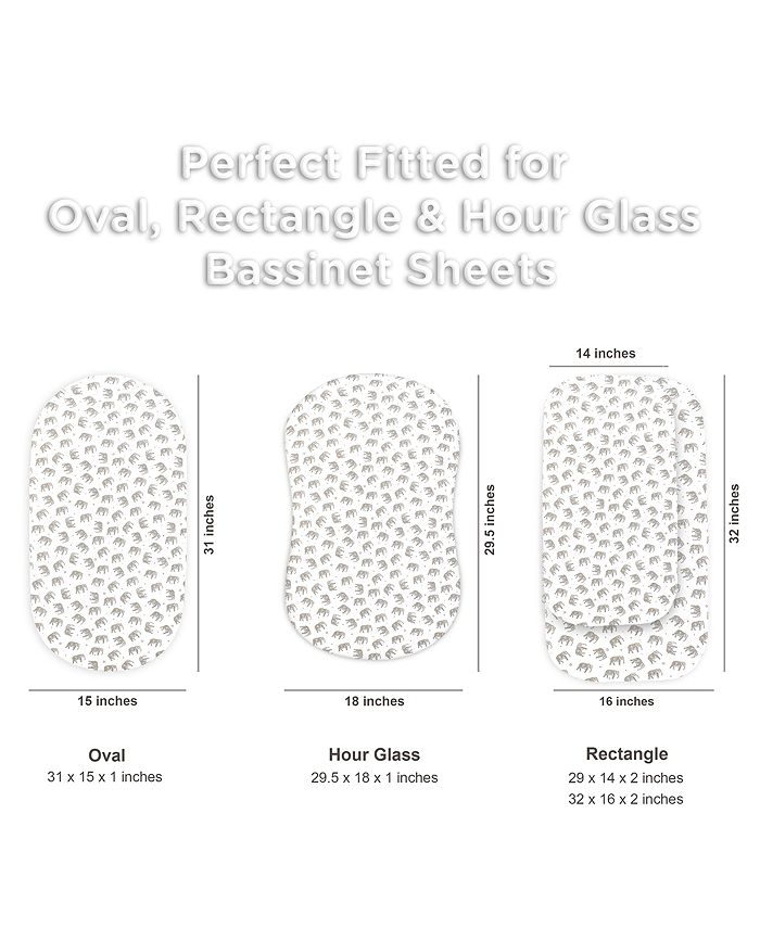 Bublo Baby Baby Sheet Set for Boy and Girl, 3 Pack, Universal