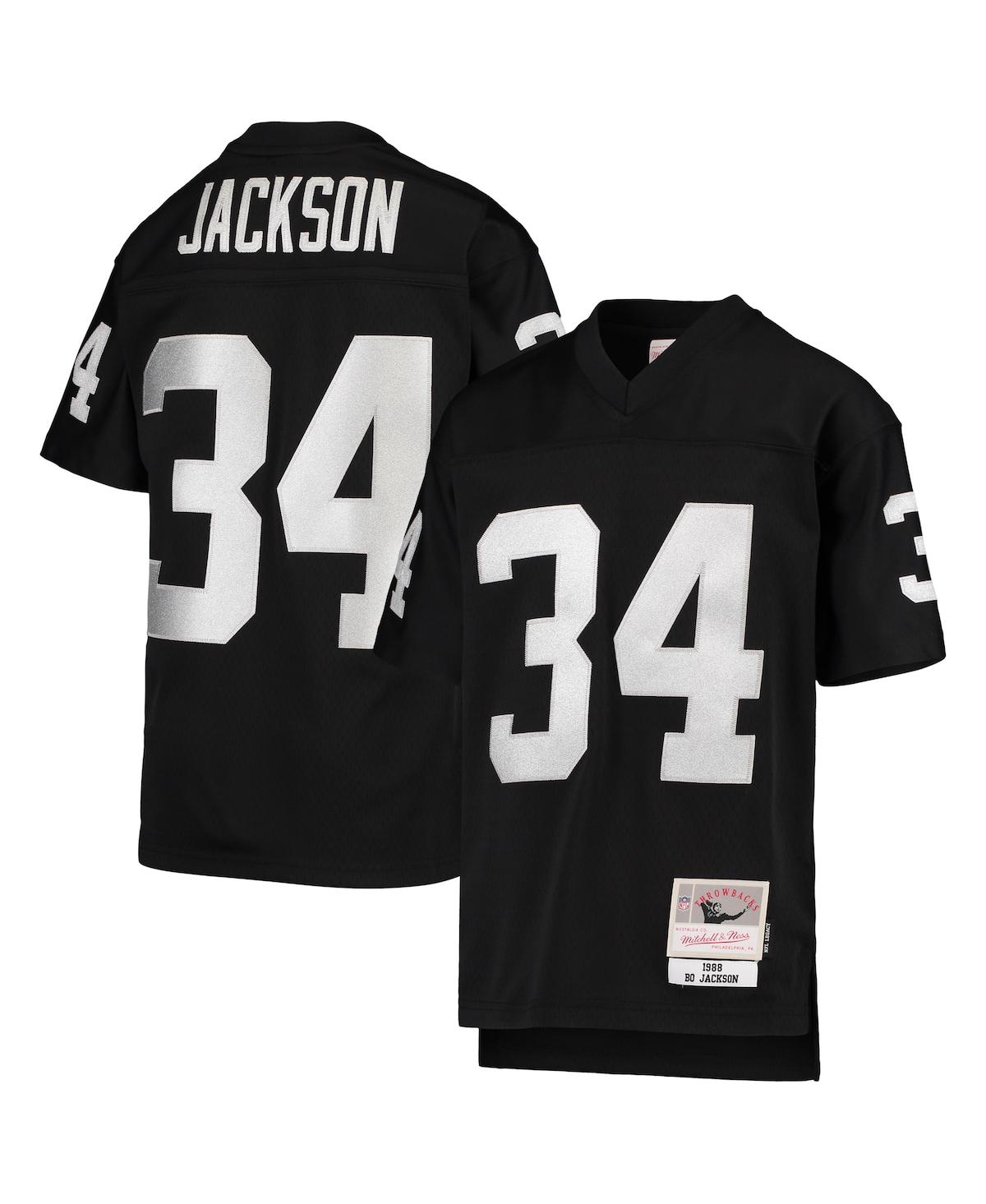 Big Boys Mitchell & Ness Bo JacksonLas Vegas Raiders 1988 Legacy Retired Player Jersey - Black