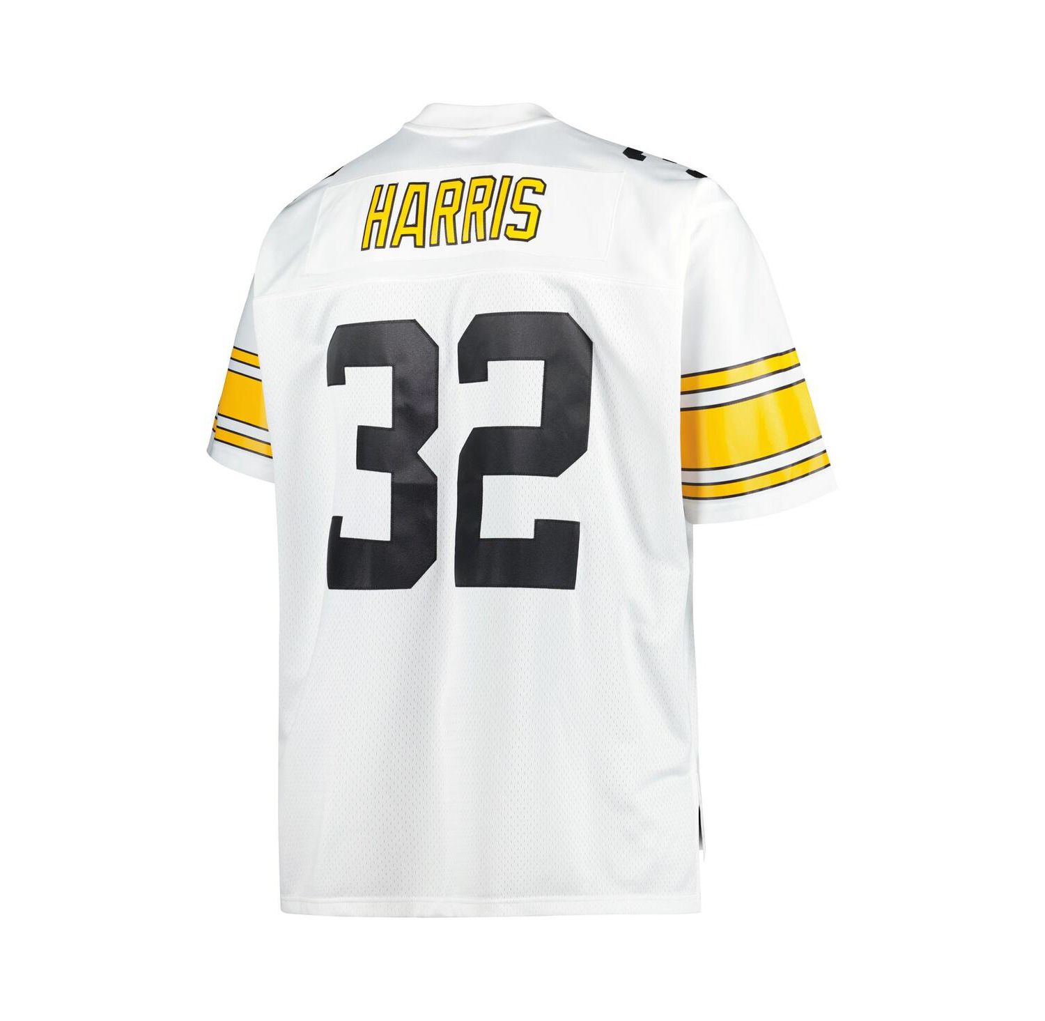 Men's Franco Harris White Pittsburgh Steelers Big and Tall 1976 Retired Player Replica Jersey