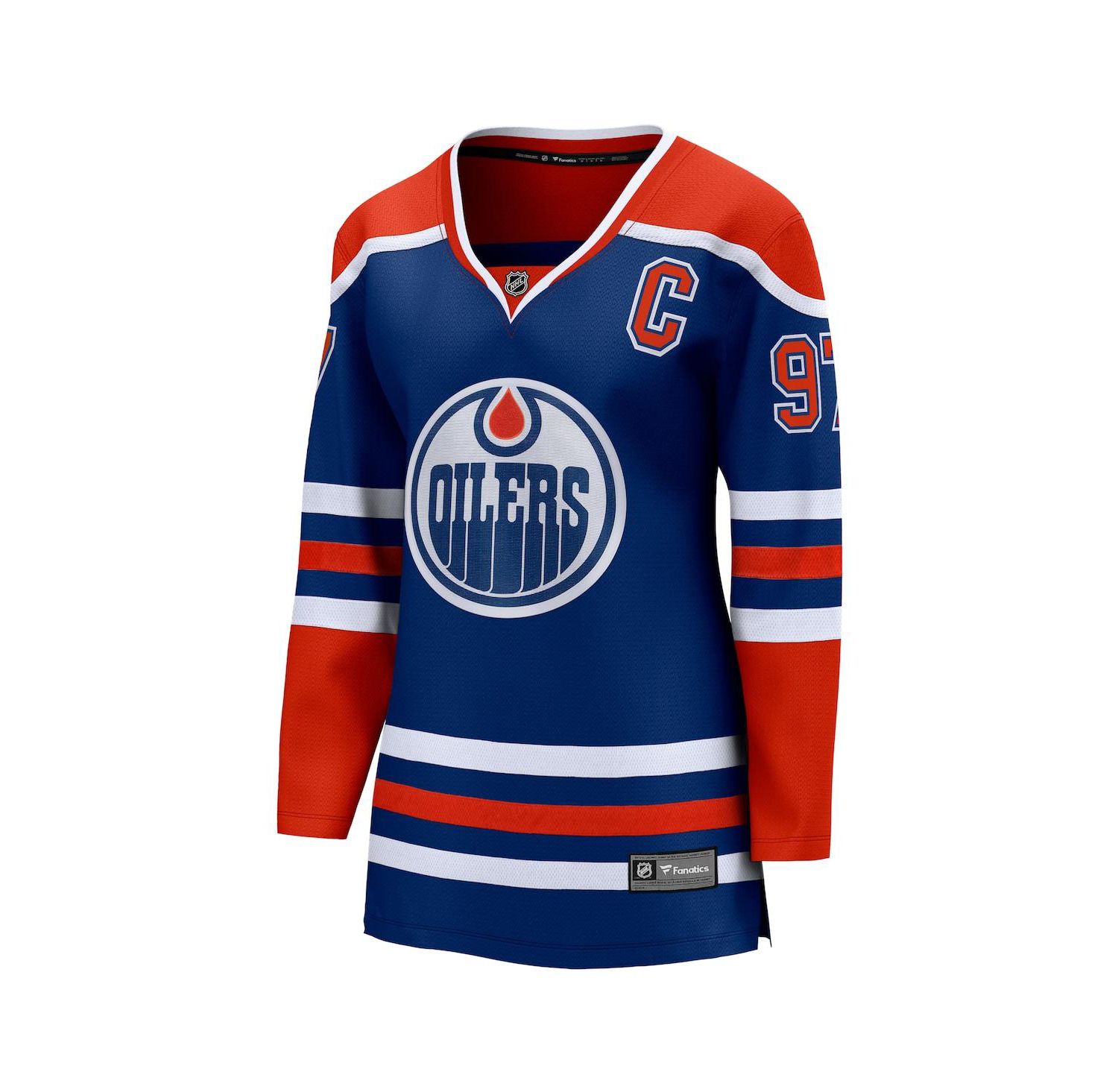 Women's Connor McDavid Royal Edmonton Oilers Home Premier Breakaway Player Jersey