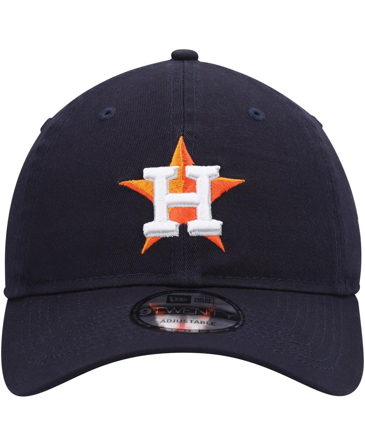 New Era Navy Houston Astros Logo Replica Core Classic 9twenty Adjustable Hat In Navy