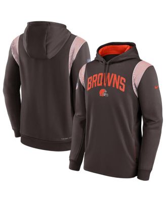 Cleveland Browns Nike Side Line Therma Hoodie - Youth