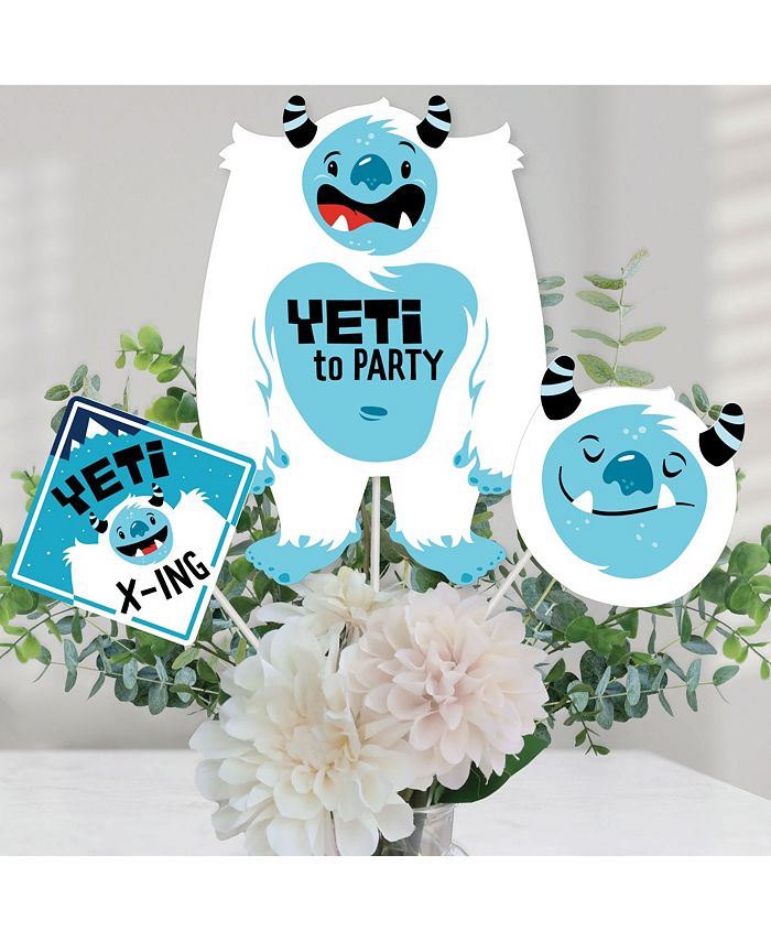 Big Dot Of Happiness Yeti To Party - Paper Straw Decor