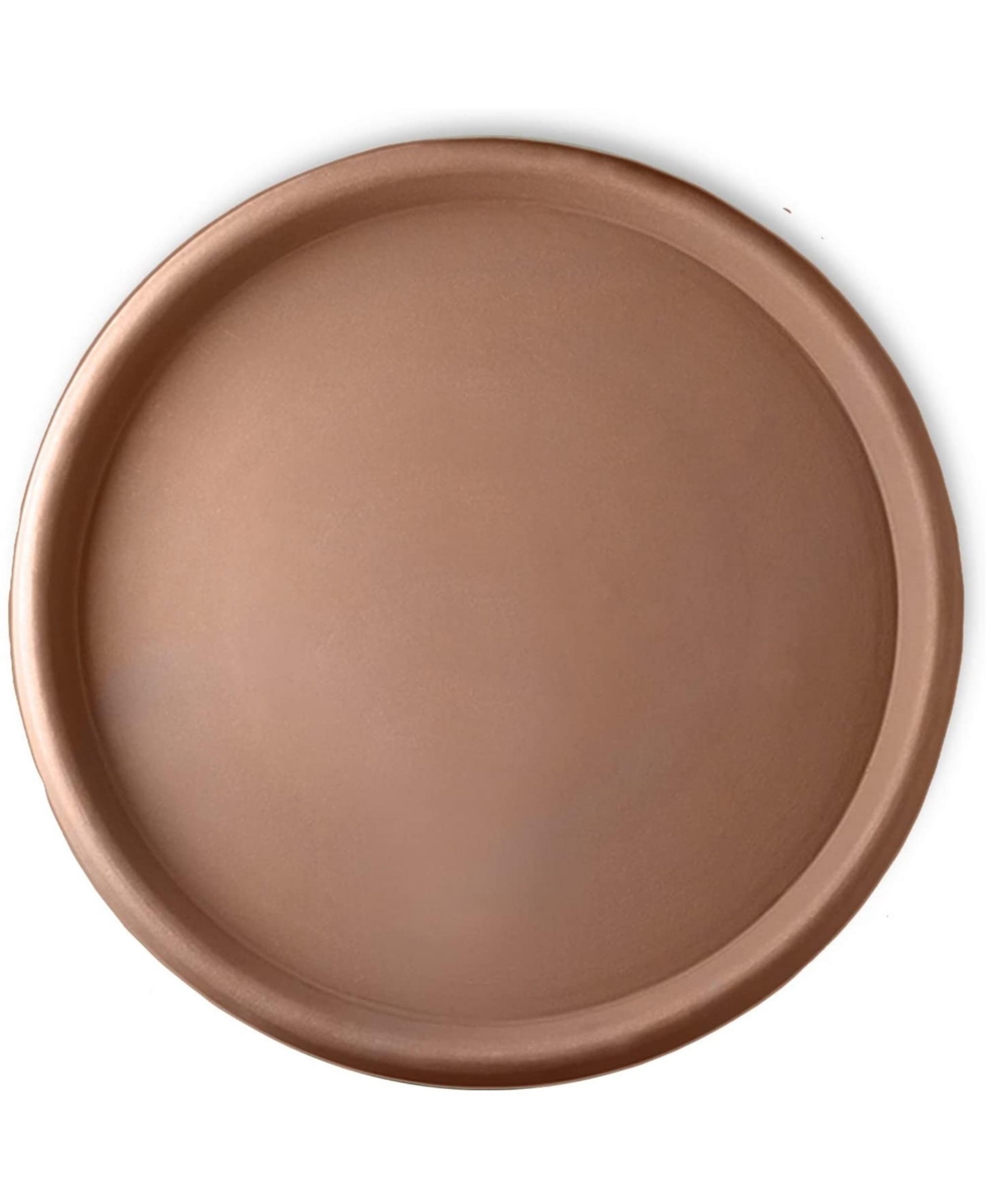 Round Universal Saucer, Weathered Terracotta Color, 25.5" - Brown