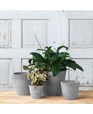 Manufacturing Artstone Dolce Round Planter 12" Grey