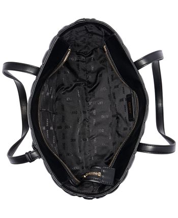 DKNY Lexington Shoulder Bag, Black/Gold: Handbags
