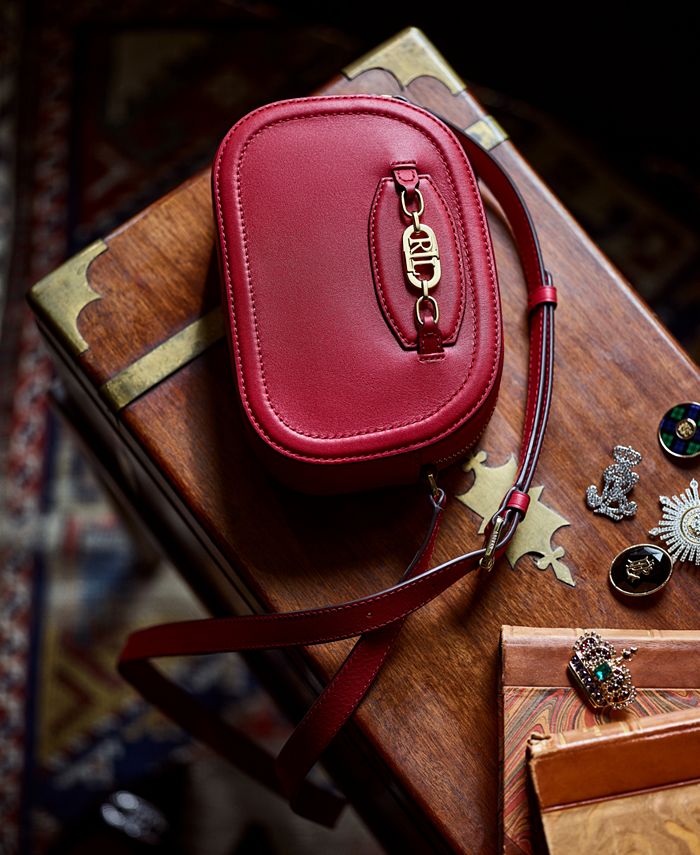 Lauren Ralph Lauren Leather Mini Jordynn Crossbody Bag & Reviews - Handbags  & Accessories - Macy's