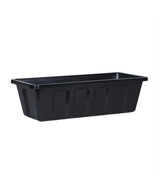 Manufacturing Polypropylene Flower Box Planter/Liner, Black, 18" L