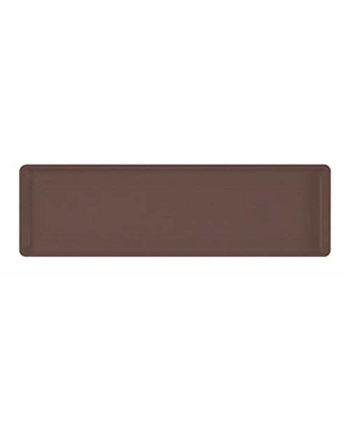 (#10303) Countryside Flower Box Tray, Chocolate Brown 30" - Brown