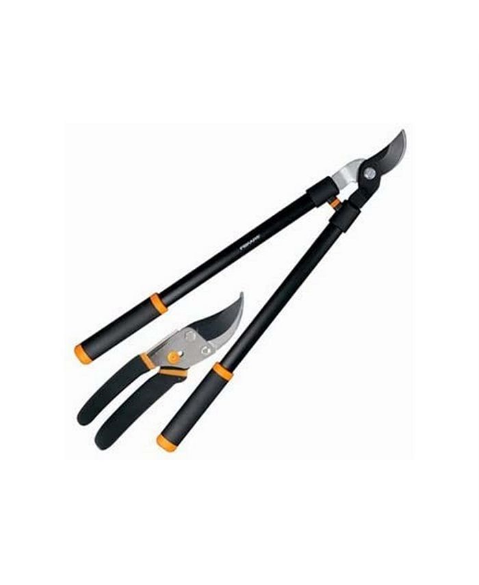 Fiskars 2Piece Steel Blade Lopper and Pruner Tool Set Macy's