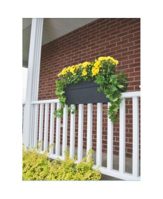 Plastic DCN352736 Harmony Rail Planter Black