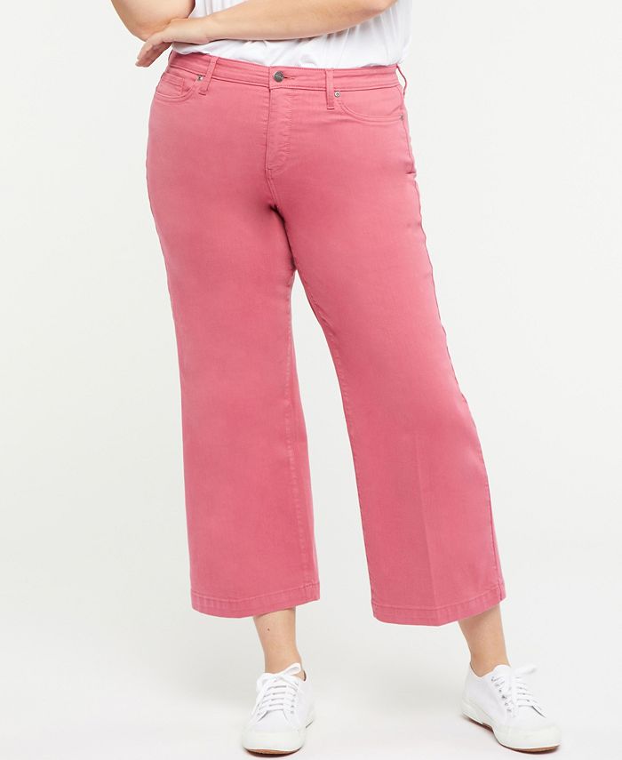 NYDJ Plus Size Teresa Wide Leg Ankle Jeans Macy's