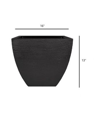 Tusco Products TR12BK Pflanzen-Untersetzer – Rund, Schwarz, Witterungsbeständig Für Innen & Außen