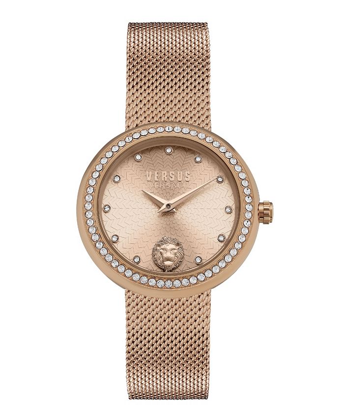 Versus Versace Lea Women's 2 Hand Quartz Movement and Ion Plating Rose
