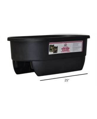 Home Dek Decor Dual Rail Planter Black 25 Inch Macy S   23238028 Fpx.tif