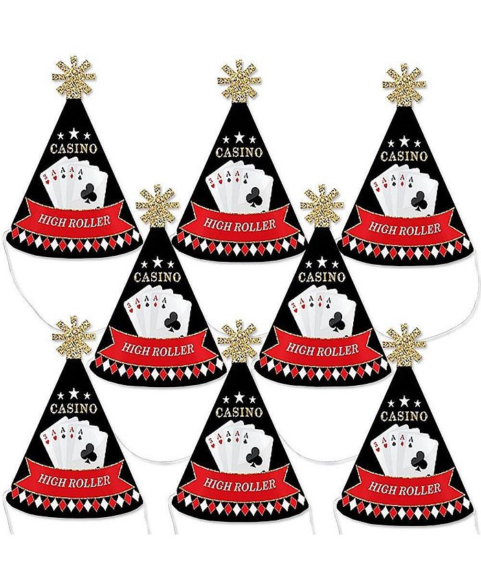 Big Dot of Happiness Las Vegas Mini Cone Casino Party or Birthday