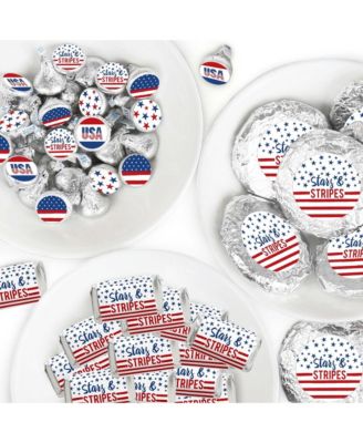 Big Dot of Happiness Stars & Stripes - USA Patriotic Party Candy Favor ...