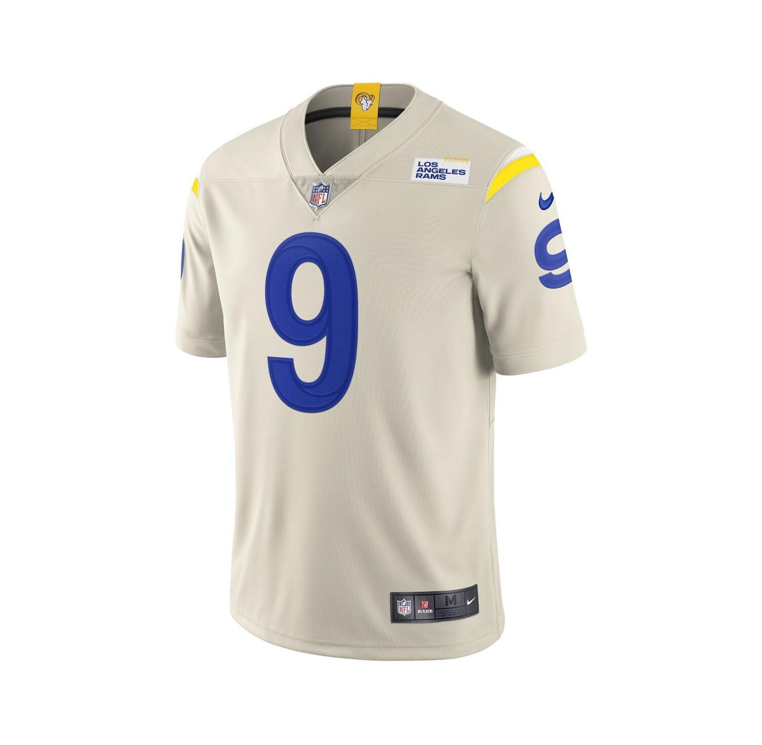 Men's Matthew Stafford Bone Los Angeles Rams Vapor Limited Jersey