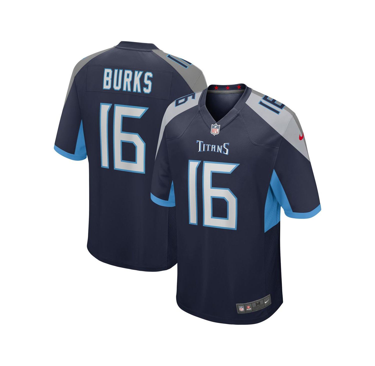 Men's Treylon Burks Tennessee Titans 2022 NFL Draft First Round Pick Game Jersey
