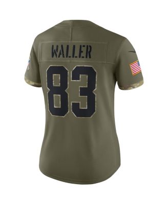 Women's Darren Waller Olive Las Vegas Raiders 2022 Salute To Service Limited Jersey