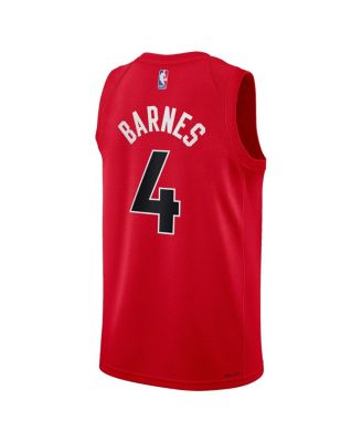 Big Boys Scottie Barnes Red Toronto Raptors 2021/22 Swingman Jersey - Icon Edition