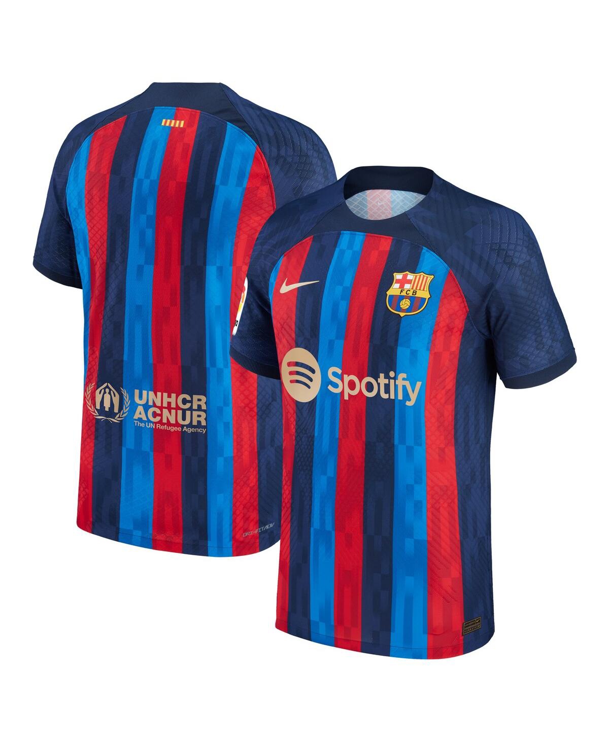 Men's Nike Blue Barcelona 2022/23 Home Authentic Blank Jersey