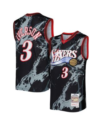 Mitchell & Ness Men's Allen Iverson Black Philadelphia 76ers 2000-01 ...