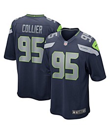 Men's L.J. Collier College Navy Seattle Seahawks Game Player Jersey