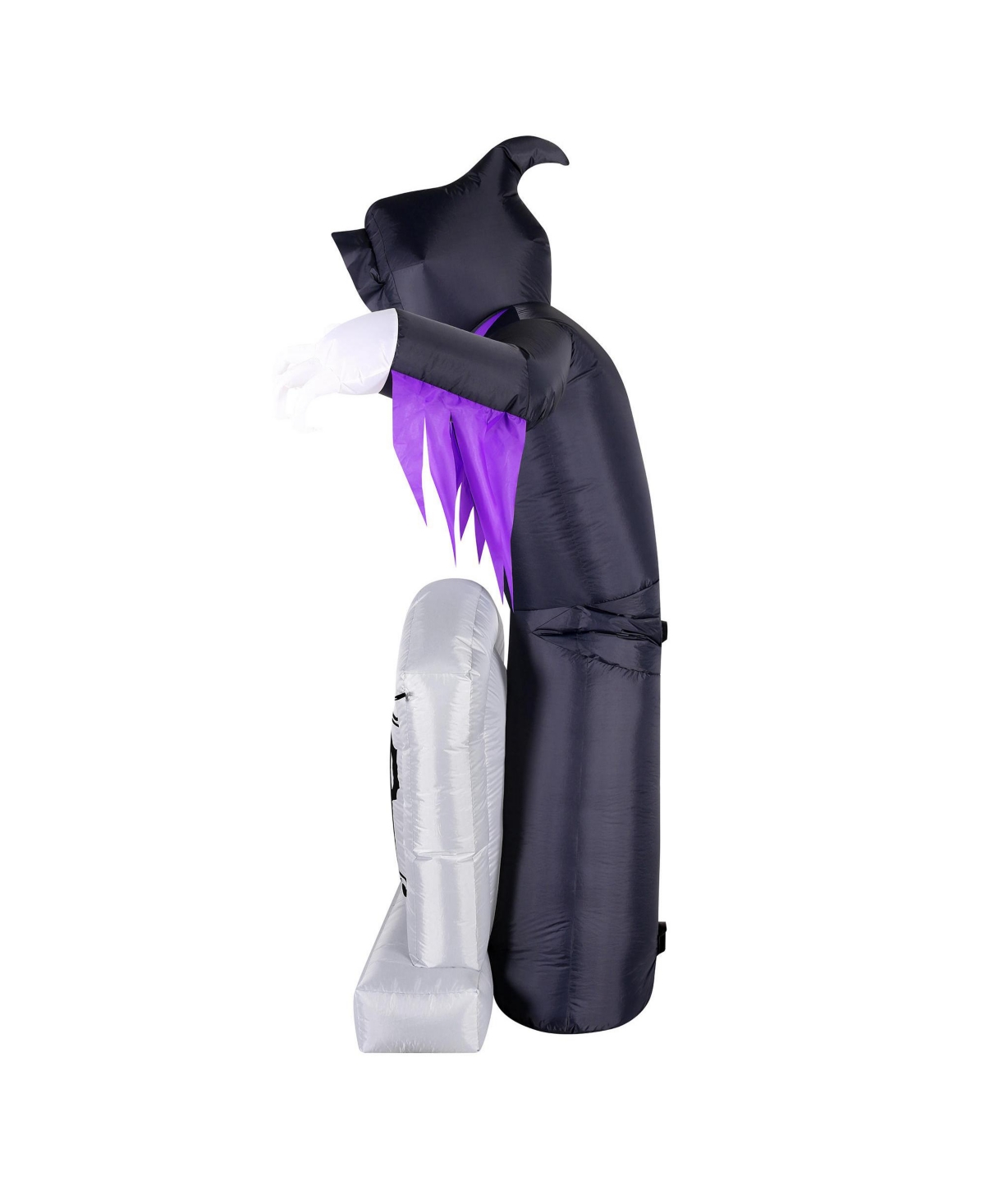 Hurley Halloween Inflatable Animated Tombstone Reaper,