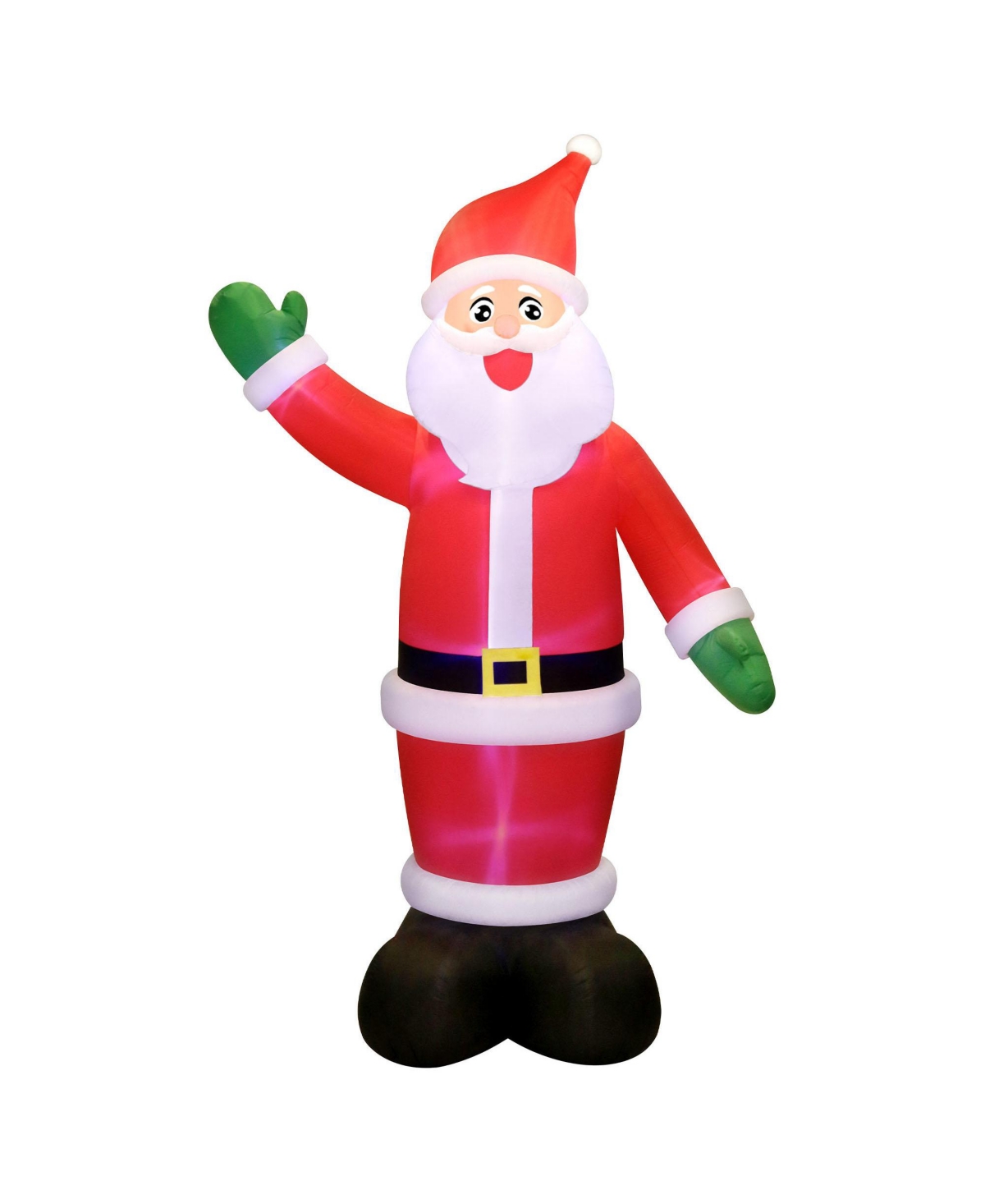 Hurley Christmas Giant Inflatable Santa, 240" In Red