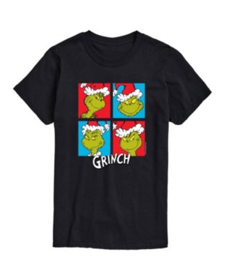 Men's Dr. Seuss The Grinch Many Faces Graphic T-shirt
