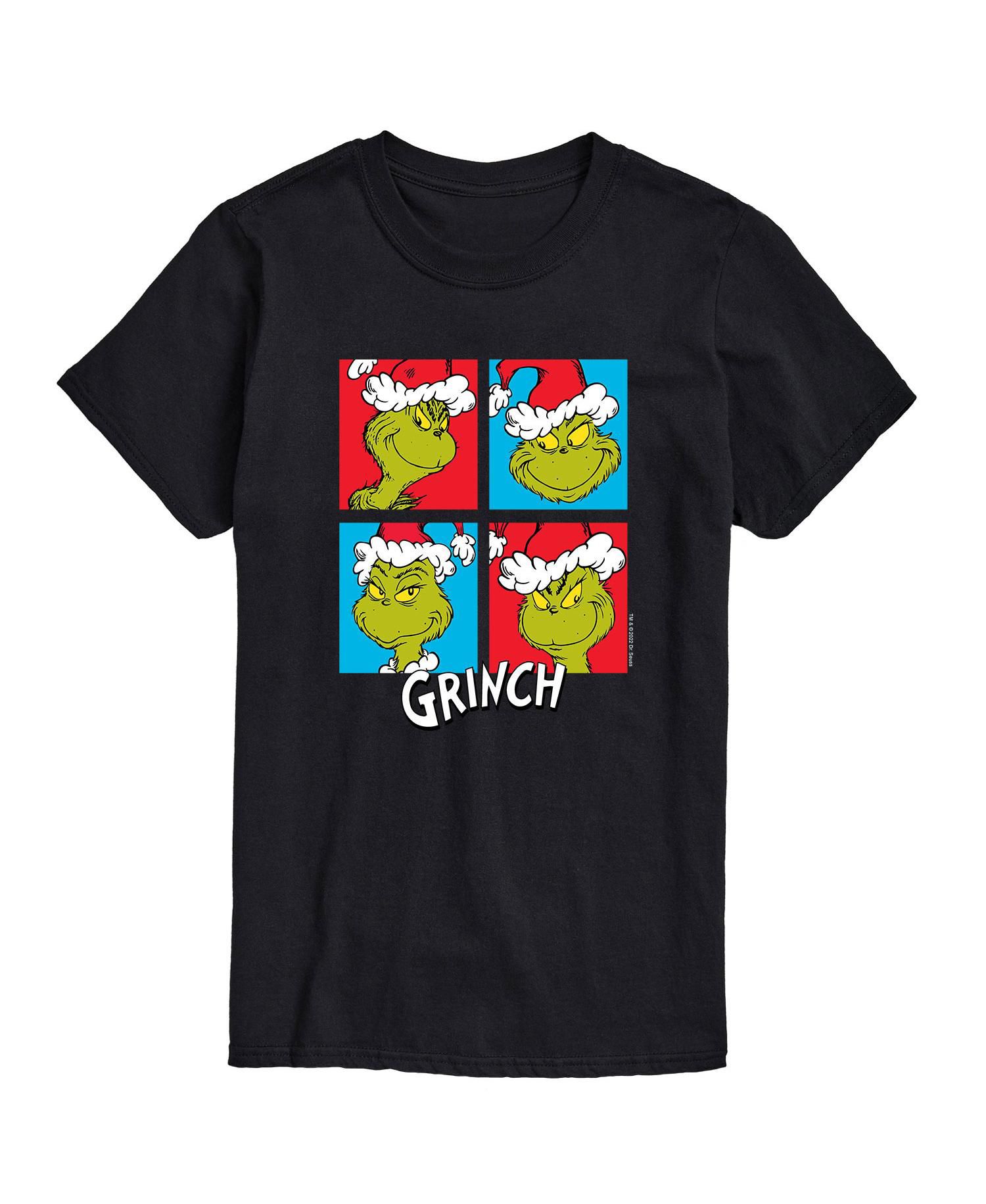 Men's Dr. Seuss The Grinch Many Faces Graphic T-shirt