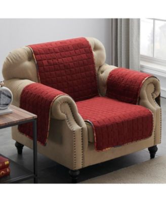 Gold-tone Rush Armchair Protector, 81" x 81"