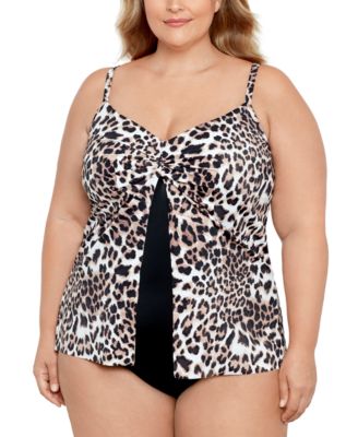 Macy's plus size women's bathing suits on sale