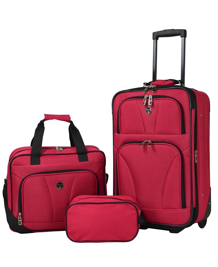 Travelers Club Bowman Eva Expandable Value Luggage and Travel Set, 3 Piece  & Reviews - Luggage Sets - Luggage - Macy's