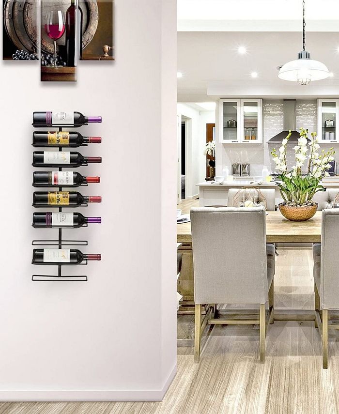 Sorbus Wall Mount Wine Rack Macy's