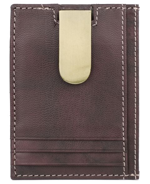 Кошелёк Julia Buxton J. Buxton Mini Hunt Front Pocket Wallet, цвет: Коричневый