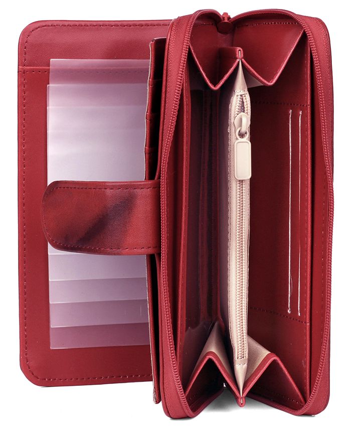 Julia Buxton Women's Mini Heiress Checkbook Wallet Macy's