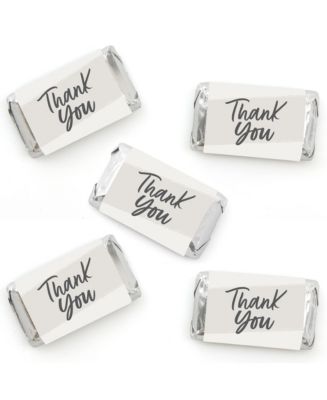 Big Dot of Happiness Champagne Elegantly Simple - Mini Candy Bar ...