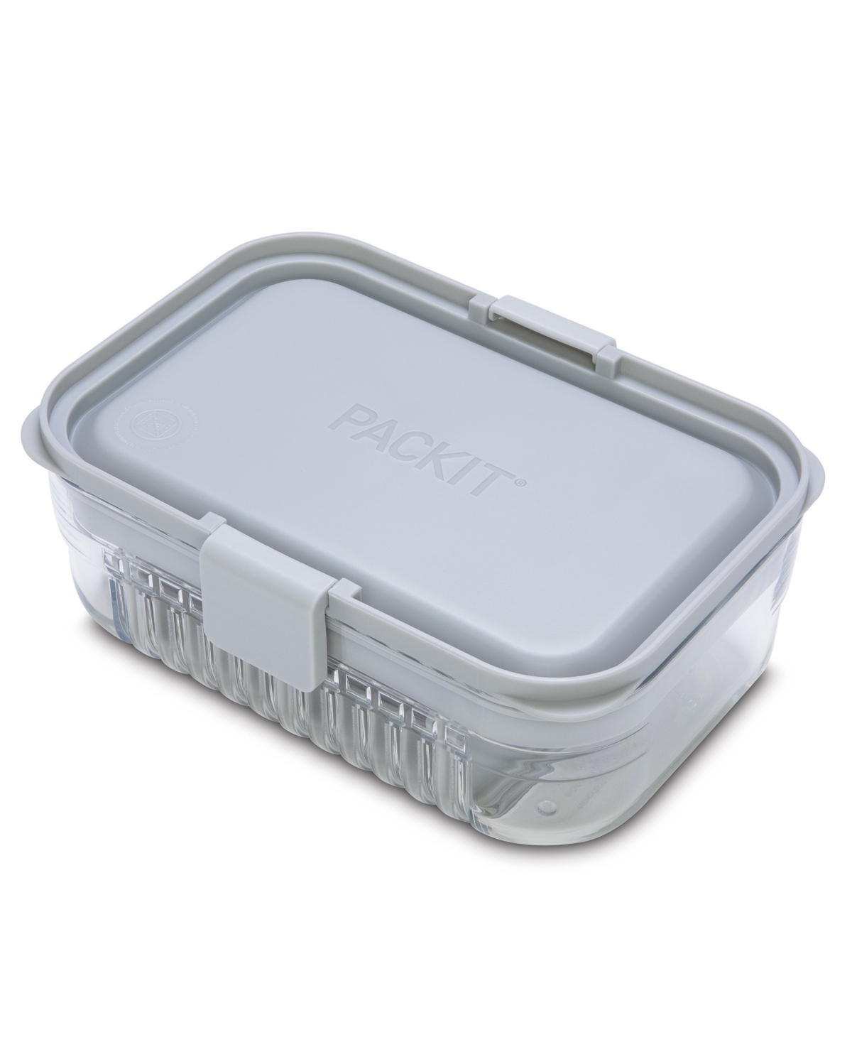 Pack It Mod Lunch Bento Food Storage Container In Steel Gray