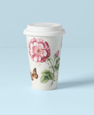 Butterfly Meadow Thermal Travel Mug