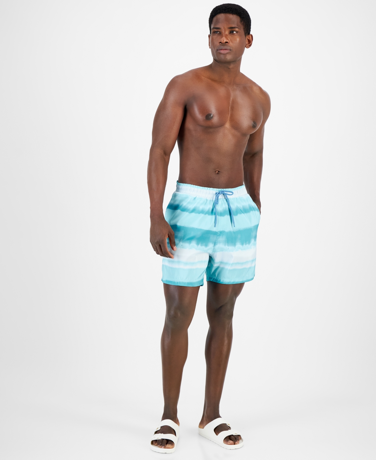 Inc International Concepts Men s Finn Ombre Volley Swim Shorts