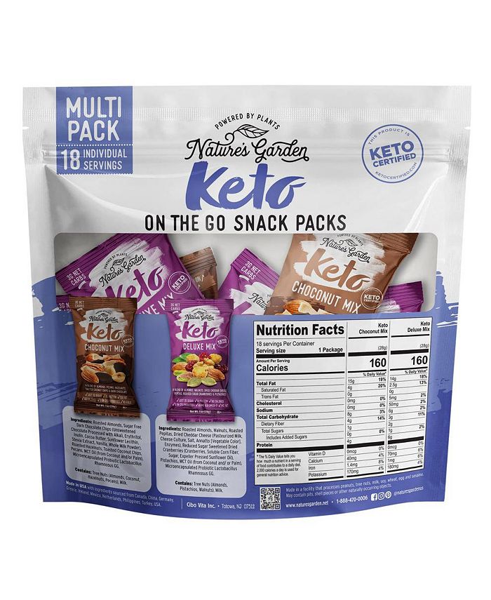 Nature's Garden Keto On The Go Snack Packs Macy's